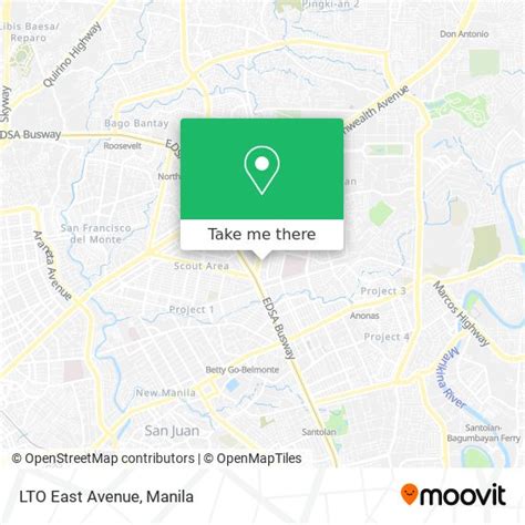 How to get to LTO East Avenue in Quezon City by bus or .